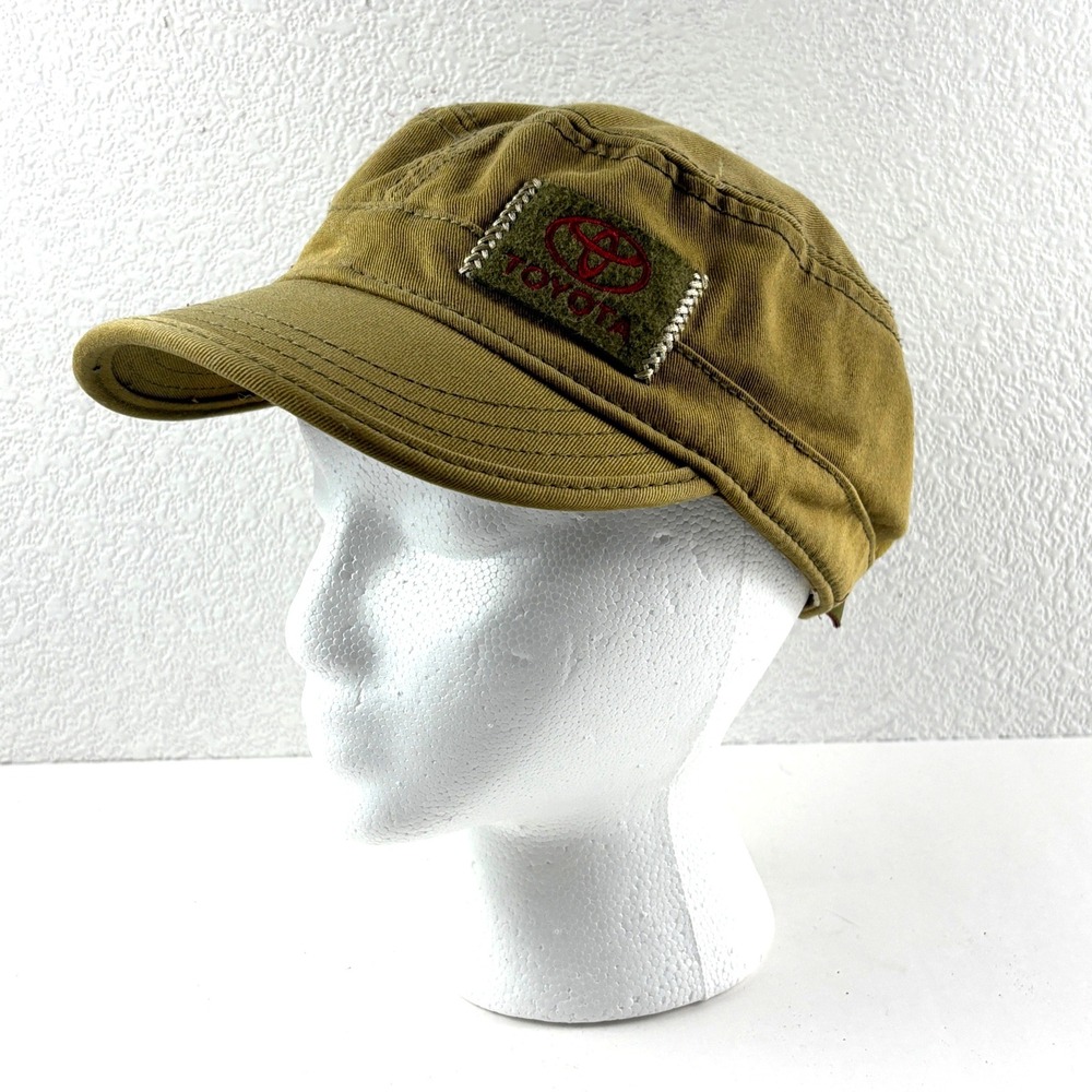 Toyota Cadet Hat Mens OSFM Brown Military Style Cap Logo Patch Gorpcore Tactical